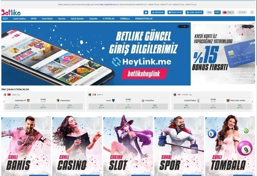 Betlike ekran görüntüsü